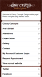 Mobile Screenshot of classyconceptsdesign.com